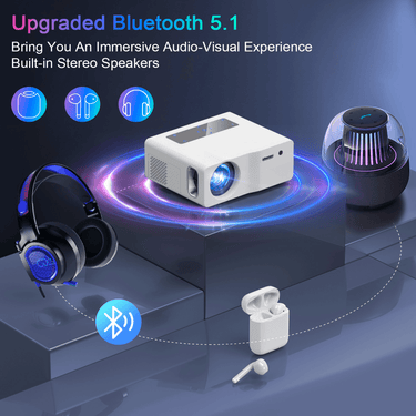 Native 1080P Projector with 450 ANSI & 4K Support - InspiredGrabs.com